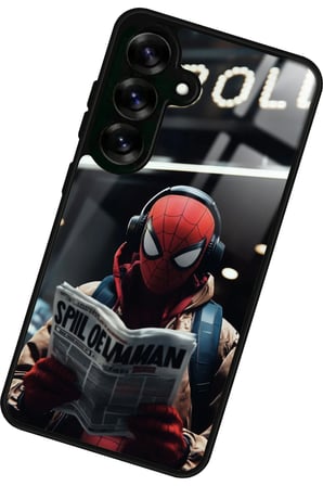 Samsung Galaxy A16 Uyumlu Örümcek Adam Tasarımlı Parlak Silikon Kılıf