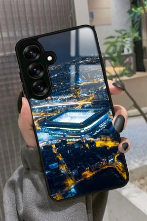 Samsung Galaxy A16 Uyumlu Stadyum Tasarımlı Parlak Silikon Kılıf