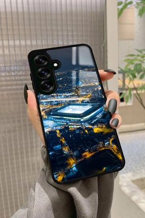 Samsung Galaxy A16 Uyumlu Stadyum Tasarımlı Parlak Silikon Kılıf
