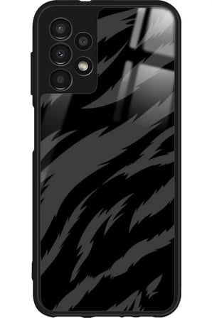 Samsung Galaxy A23 Uyumlu Zebra Tasarımlı Parlak Silikon Kılıf