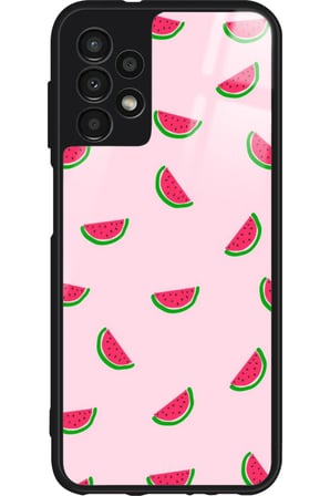 Samsung Galaxy A23 Uyumlu Karpuz Tasarımlı Parlak Silikon Kılıf