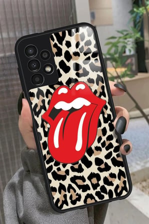 Samsung Galaxy A23 Uyumlu Dudak Tasarımlı Parlak Silikon Kılıf