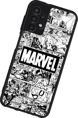 Samsung Galaxy A23 Uyumlu Marvel Tasarımlı Parlak Silikon Kılıf