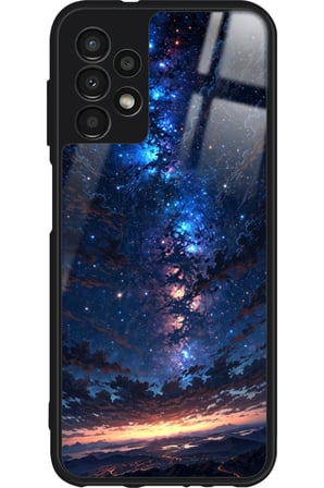 Samsung Galaxy A23 Uyumlu Soyut Sanat Tasarımlı Parlak Silikon Kılıf
