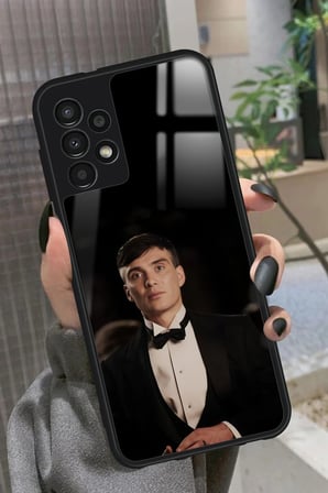 Samsung Galaxy A23 Uyumlu Thomas Shelby Tasarımlı Parlak Silikon Kılıf