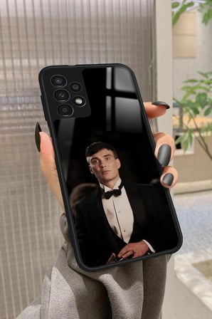 Samsung Galaxy A23 Uyumlu Thomas Shelby Tasarımlı Parlak Silikon Kılıf