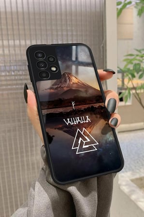 Samsung Galaxy A23 Uyumlu Valhalla Tasarımlı Parlak Silikon Kılıf