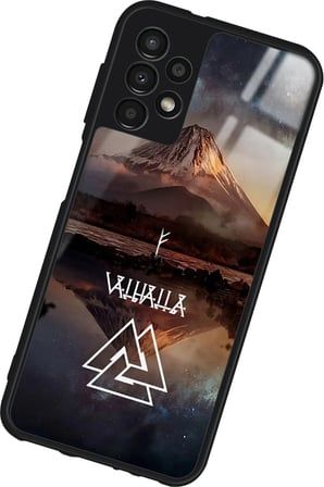 Samsung Galaxy A23 Uyumlu Valhalla Tasarımlı Parlak Silikon Kılıf