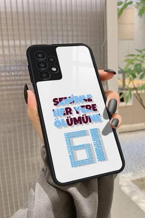 Samsung Galaxy A23 Uyumlu 61 Yazılı Parlak Silikon Kılıf
