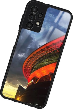 Samsung Galaxy A23 Uyumlu Stadyum Tasarımlı Parlak Silikon Kılıf