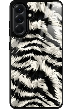 Samsung Galaxy A26 Uyumlu Zebra Tasarımlı Parlak Silikon Kılıf