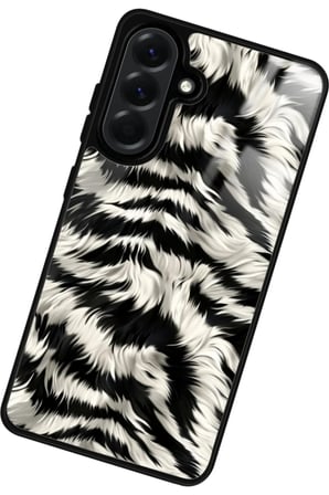 Samsung Galaxy A26 Uyumlu Zebra Tasarımlı Parlak Silikon Kılıf