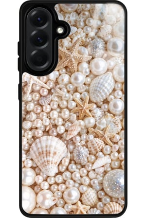 Samsung Galaxy A26 Uyumlu İnci Tasarımlı Parlak Silikon Kılıf