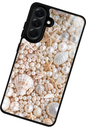 Samsung Galaxy A26 Uyumlu İnci Tasarımlı Parlak Silikon Kılıf
