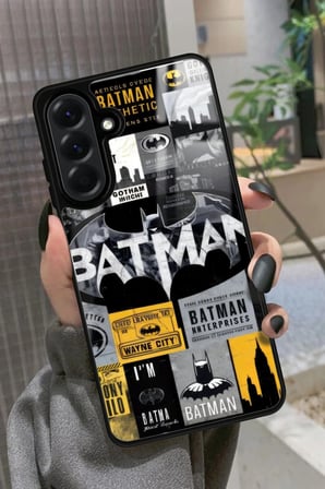 Samsung Galaxy A26 Uyumlu Batman Tasarımlı Parlak Silikon Kılıf