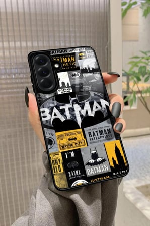 Samsung Galaxy A26 Uyumlu Batman Tasarımlı Parlak Silikon Kılıf