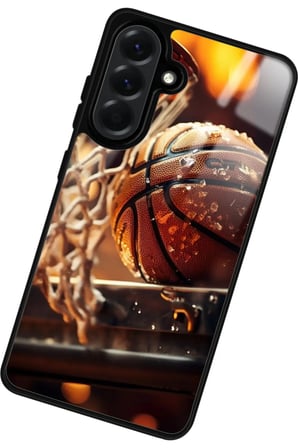 Samsung Galaxy A26 Uyumlu Basketbol Tasarımlı Parlak Silikon Kılıf