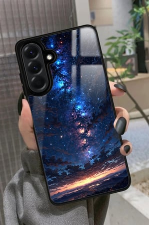 Samsung Galaxy A26 Uyumlu Soyut Sanat Tasarımlı Parlak Silikon Kılıf
