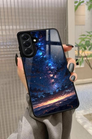 Samsung Galaxy A26 Uyumlu Soyut Sanat Tasarımlı Parlak Silikon Kılıf