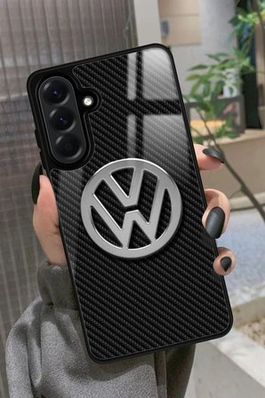 Samsung Galaxy A26 Uyumlu Araba Logosu Tasarımlı Parlak Silikon Kılıf