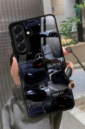 Samsung Galaxy A26 Uyumlu Araba Tasarımlı Parlak Silikon Kılıf