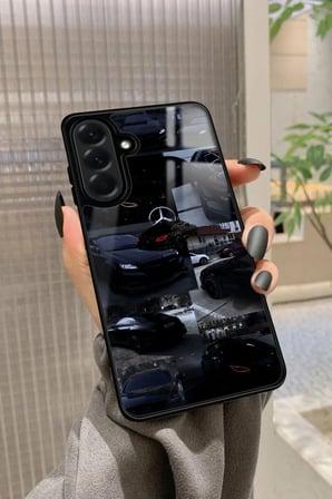 Samsung Galaxy A26 Uyumlu Araba Tasarımlı Parlak Silikon Kılıf