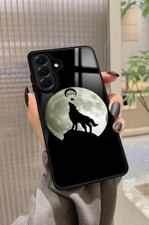 Samsung Galaxy A26 Uyumlu Bozkurt Tasarımlı Parlak Silikon Kılıf