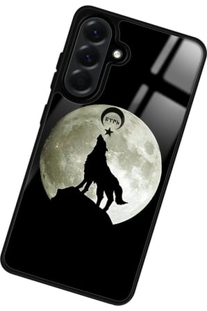 Samsung Galaxy A26 Uyumlu Bozkurt Tasarımlı Parlak Silikon Kılıf