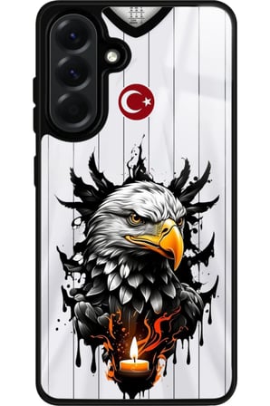 Samsung Galaxy A26 Uyumlu Kartal Tasarımlı Parlak Silikon Kılıf