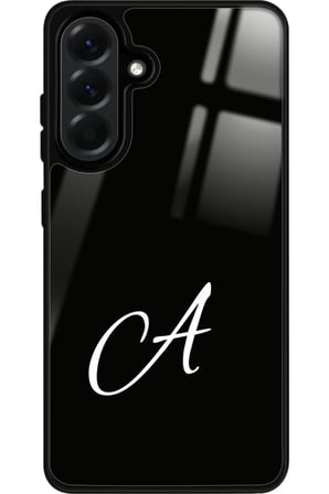 Samsung Galaxy A26 Uyumlu A Harfi Yazılı Parlak Silikon Kılıf