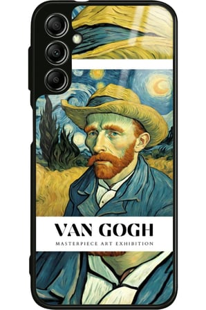 Samsung Galaxy A34 Uyumlu Van Gogh Tasarımlı Parlak Silikon Kılıf