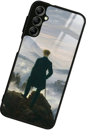 Samsung Galaxy A34 Uyumlu Bulutların Üzerinde Yolculuk Tasarımlı Parlak Silikon Kılıf