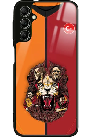 Samsung Galaxy A34 Uyumlu Aslan Tasarımlı Parlak Silikon Kılıf