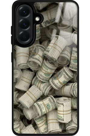 Samsung Galaxy A36 Uyumlu Money Tasarımlı Parlak Silikon Kılıf