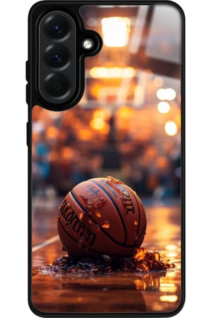 Samsung Galaxy A36 Uyumlu Basketbol Tasarımlı Parlak Silikon Kılıf