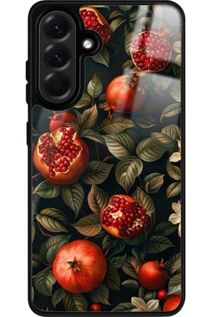 Samsung Galaxy A36 Uyumlu Nar Tasarımlı Parlak Silikon Kılıf