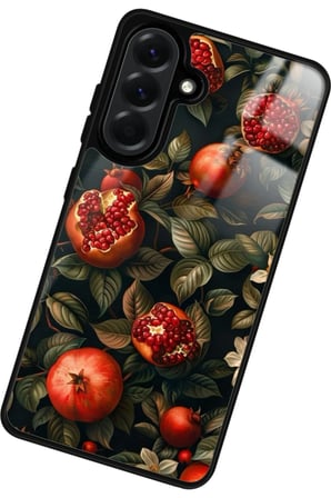 Samsung Galaxy A36 Uyumlu Nar Tasarımlı Parlak Silikon Kılıf