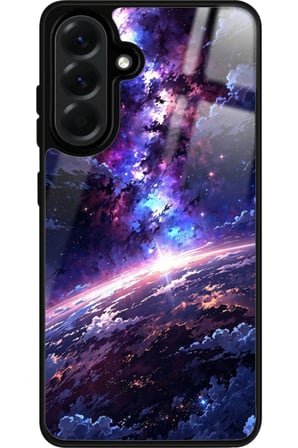 Samsung Galaxy A36 Uyumlu Soyut Sanat Tasarımlı Parlak Silikon Kılıf