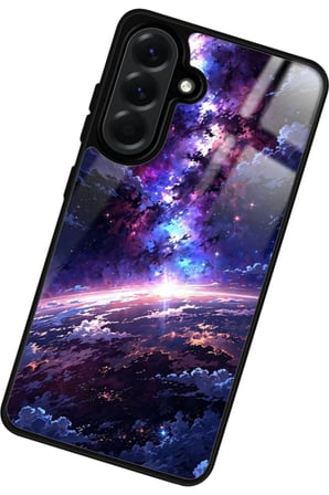 Samsung Galaxy A36 Uyumlu Soyut Sanat Tasarımlı Parlak Silikon Kılıf
