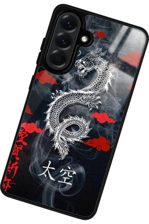 Samsung Galaxy A36 Uyumlu Dragon Tasarımlı Parlak Silikon Kılıf