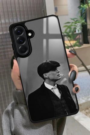 Samsung Galaxy A36 Uyumlu Thomas Shelby Tasarımlı Parlak Silikon Kılıf