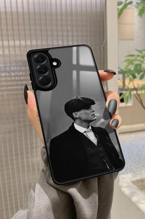 Samsung Galaxy A36 Uyumlu Thomas Shelby Tasarımlı Parlak Silikon Kılıf