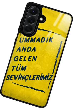 Samsung Galaxy A36 Uyumlu Söz Yazılı Parlak Silikon Kılıf