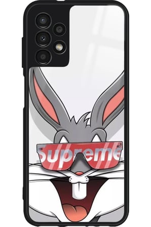 Samsung Galaxy A52 Uyumlu Bugs Bunny Tasarımlı Parlak Silikon Kılıf
