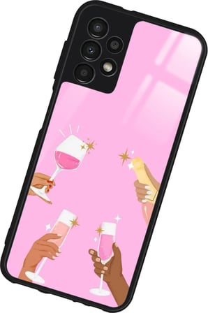 Samsung Galaxy A52 Uyumlu Girl Power Tasarımlı Parlak Silikon Kılıf