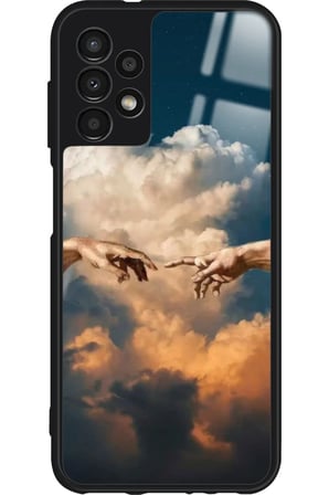 Samsung Galaxy A52 Uyumlu Tablo Tasarımlı Parlak Silikon Kılıf