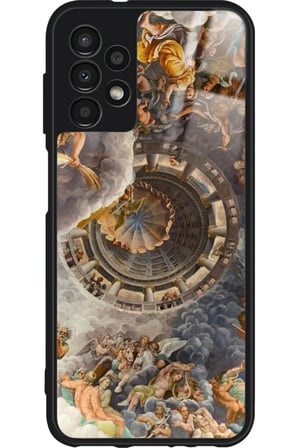 Samsung Galaxy A52 Uyumlu Rönesans Tasarımlı Parlak Silikon Kılıf