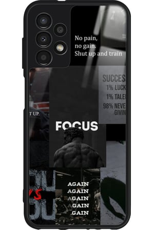 Samsung Galaxy A52 Uyumlu Gym Tasarımlı Parlak Silikon Kılıf