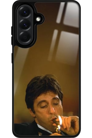 Samsung Galaxy A56 Uyumlu Tony Montana Tasarımlı Parlak Silikon Kılıf