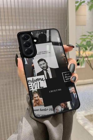Samsung Galaxy A56 Uyumlu Tom Hardy Tasarımlı Parlak Silikon Kılıf
